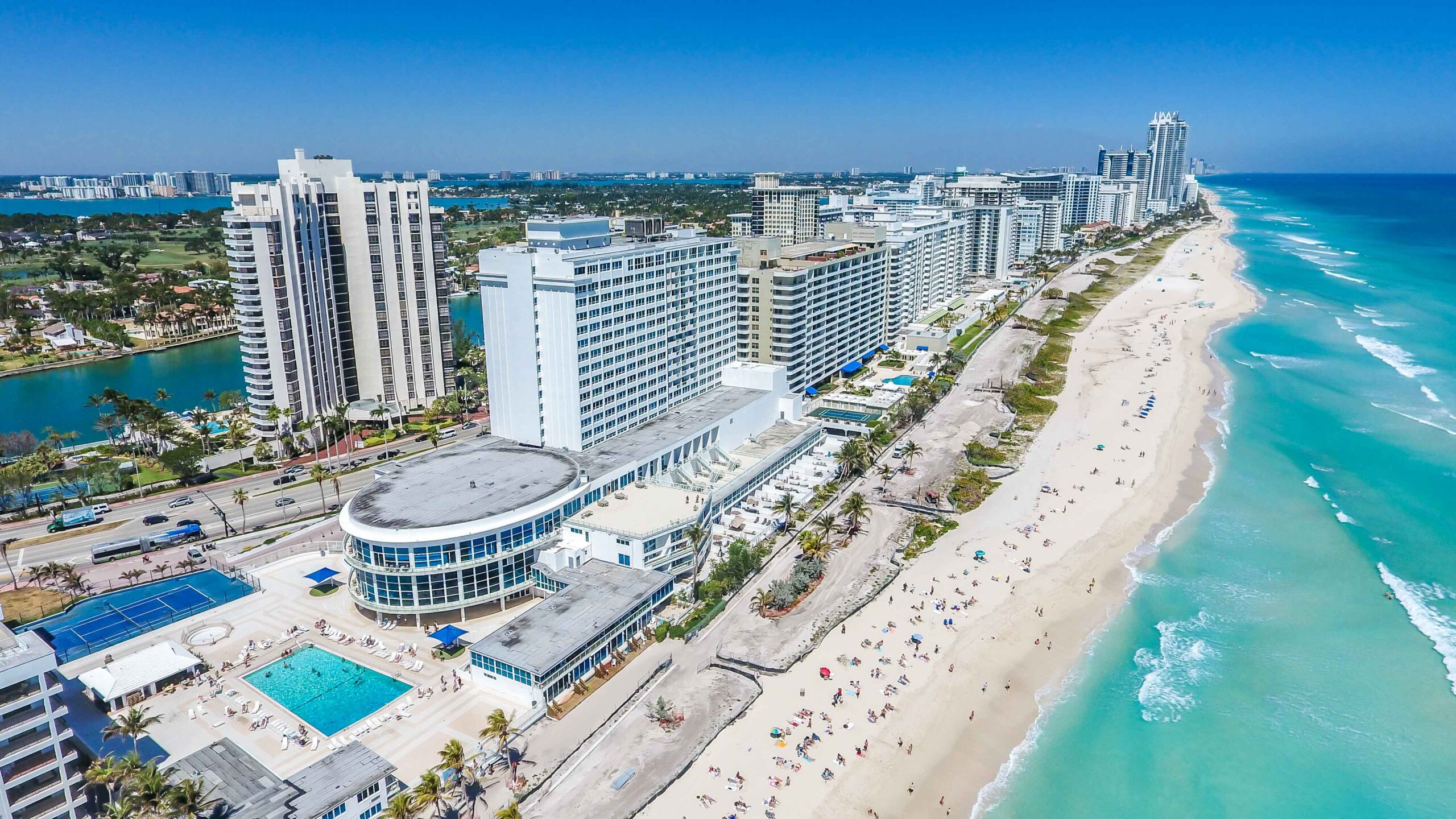 Beachfront Condo - Living Area, Miami Beach